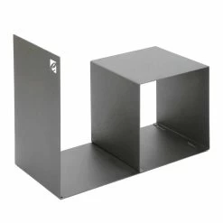 Support En Bois D'intérieur En Acier Coloré Avec Table Basse Made In Italy - Cecio 8 Support En Bois D'intérieur En Acier Coloré Avec Table Basse Made In Italy - Cecio -Décoration D'intérieur portalegna da interno in acciaio colorato con tavolino made in italy cecio 1