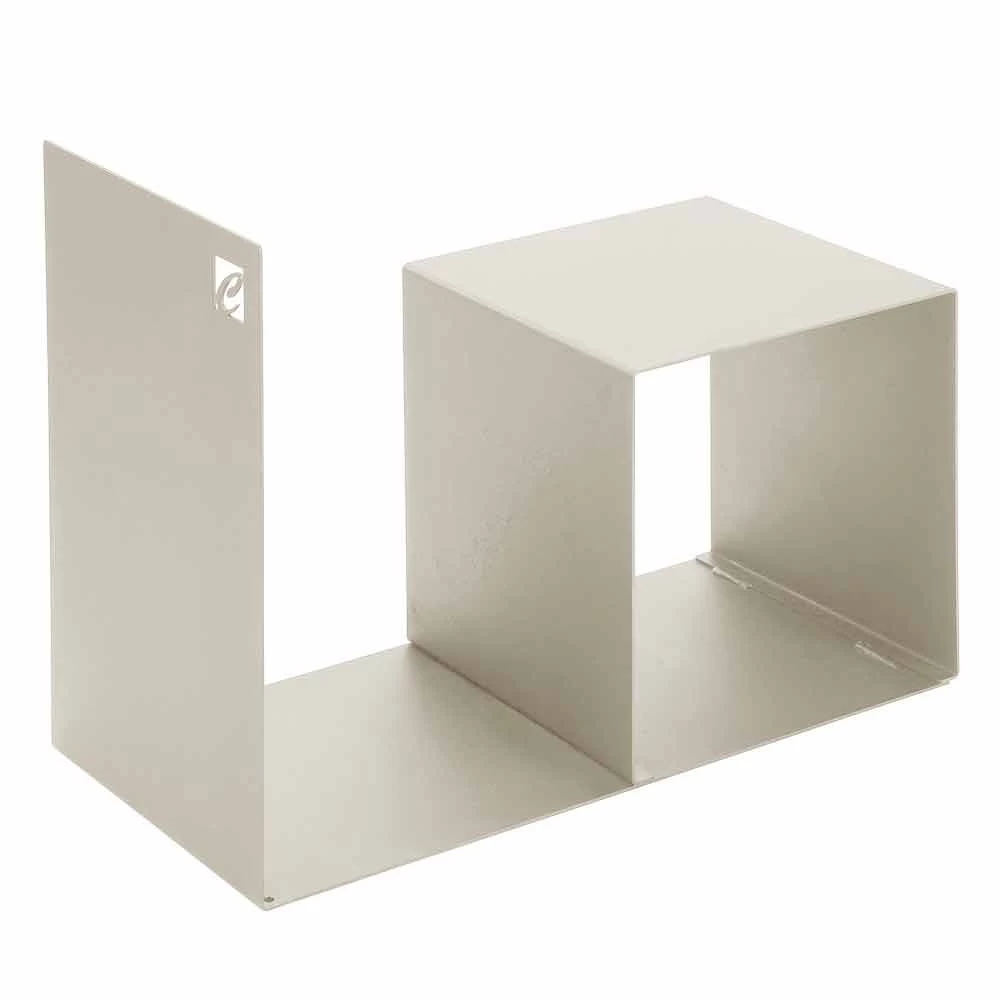 Support En Bois D'intérieur En Acier Coloré Avec Table Basse Made In Italy - Cecio 6 Support En Bois D'intérieur En Acier Coloré Avec Table Basse Made In Italy - Cecio – Image 5