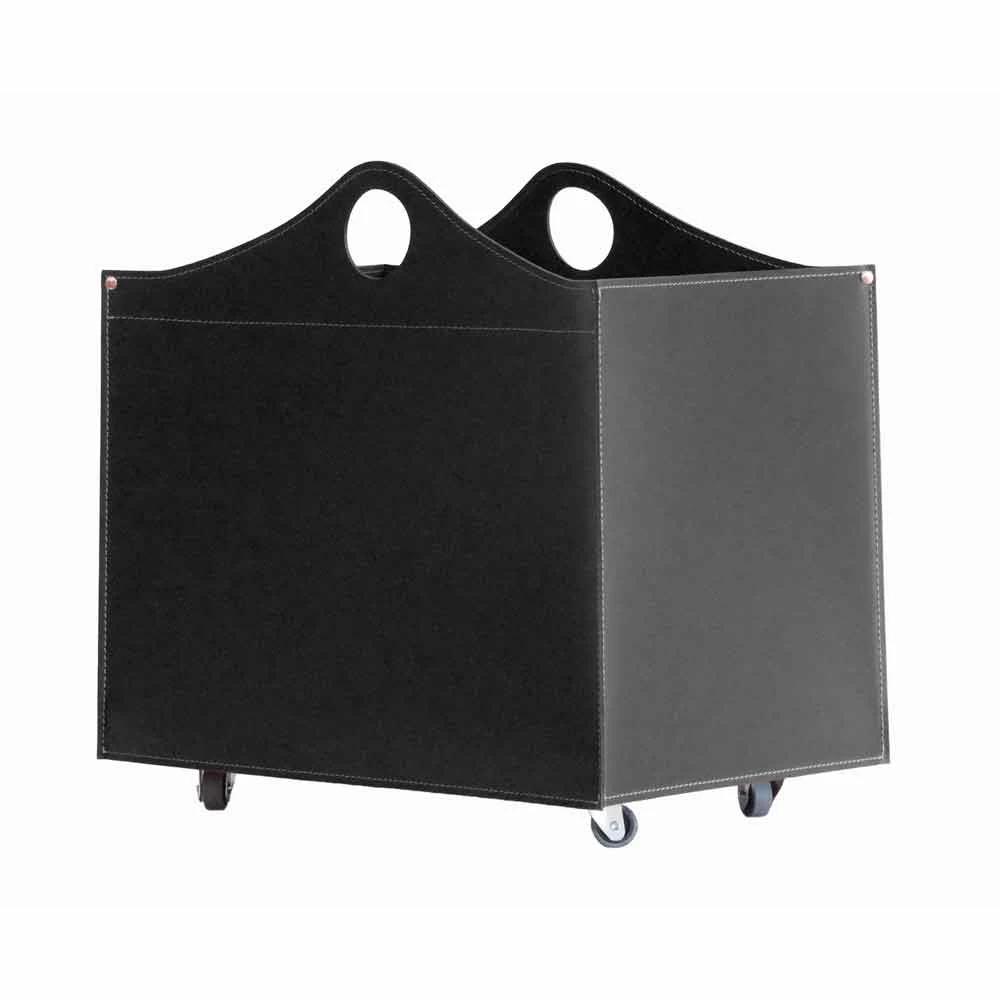 Portalegna Cuir Reconstitué Avec Des Roues WoodBag Fabriquées En Italie 11 Portalegna Cuir Reconstitué Avec Des Roues WoodBag Fabriquées En Italie – Image 9