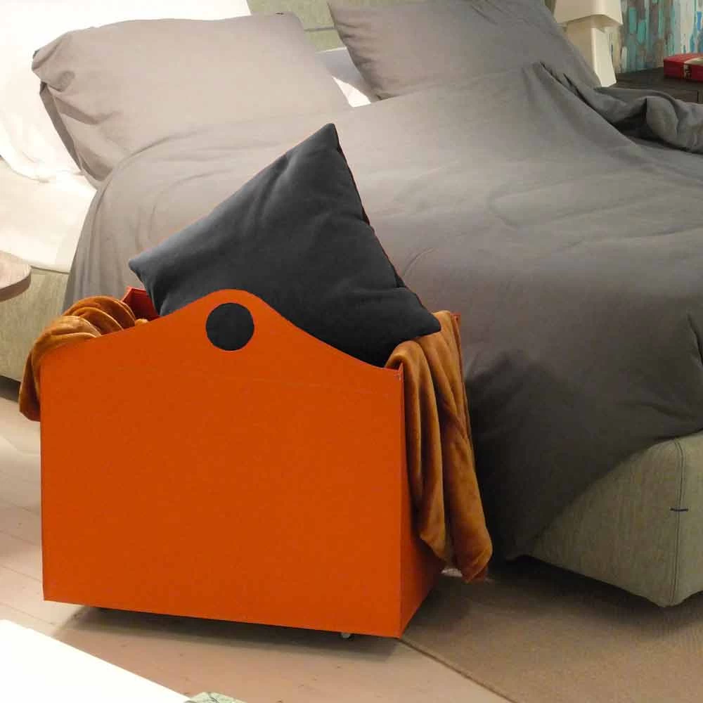 Portalegna Cuir Reconstitué Avec Des Roues WoodBag Fabriquées En Italie 5 Portalegna Cuir Reconstitué Avec Des Roues WoodBag Fabriquées En Italie – Image 3