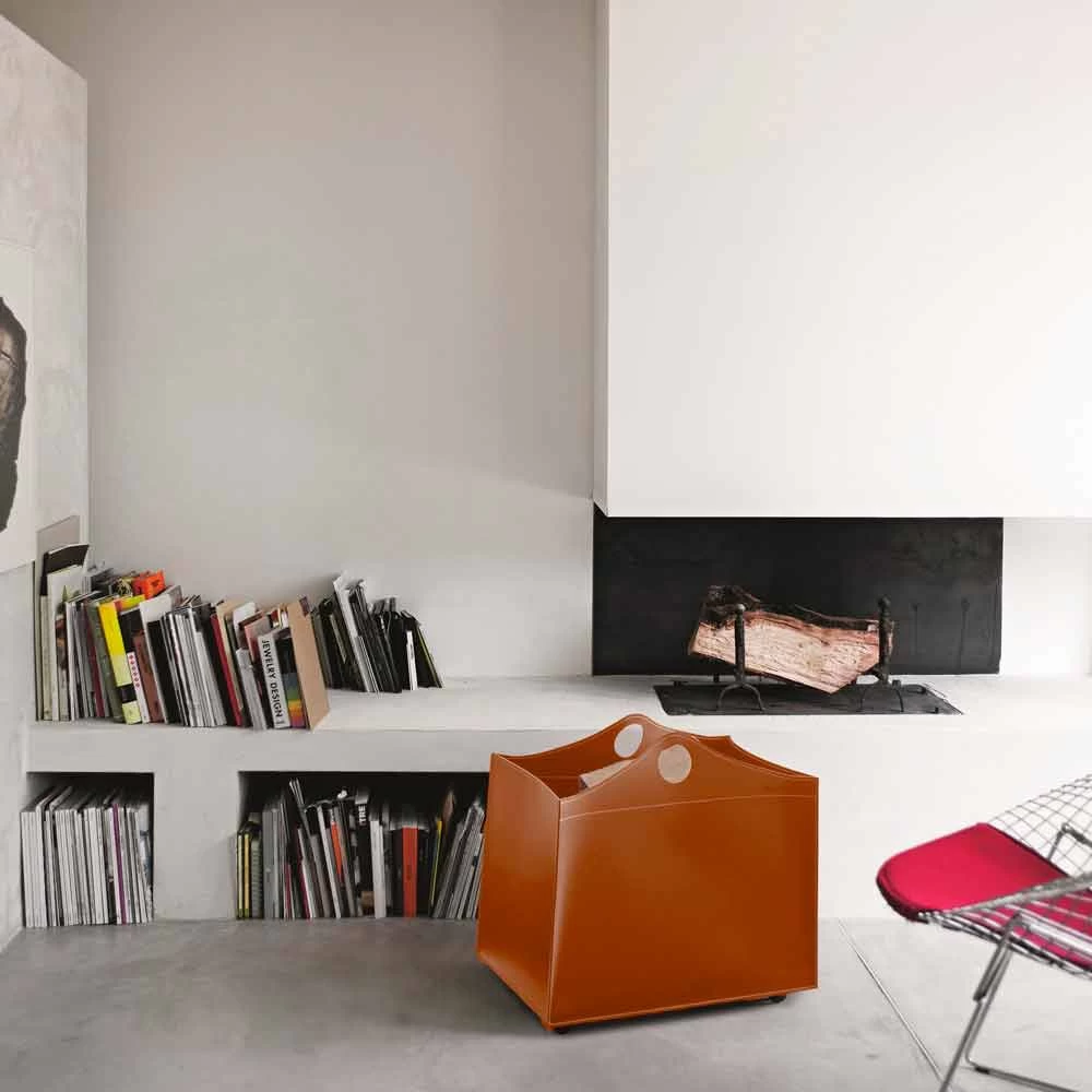 Portalegna Cuir Reconstitué Avec Des Roues WoodBag Fabriquées En Italie 3 Portalegna Cuir Reconstitué Avec Des Roues WoodBag Fabriquées En Italie