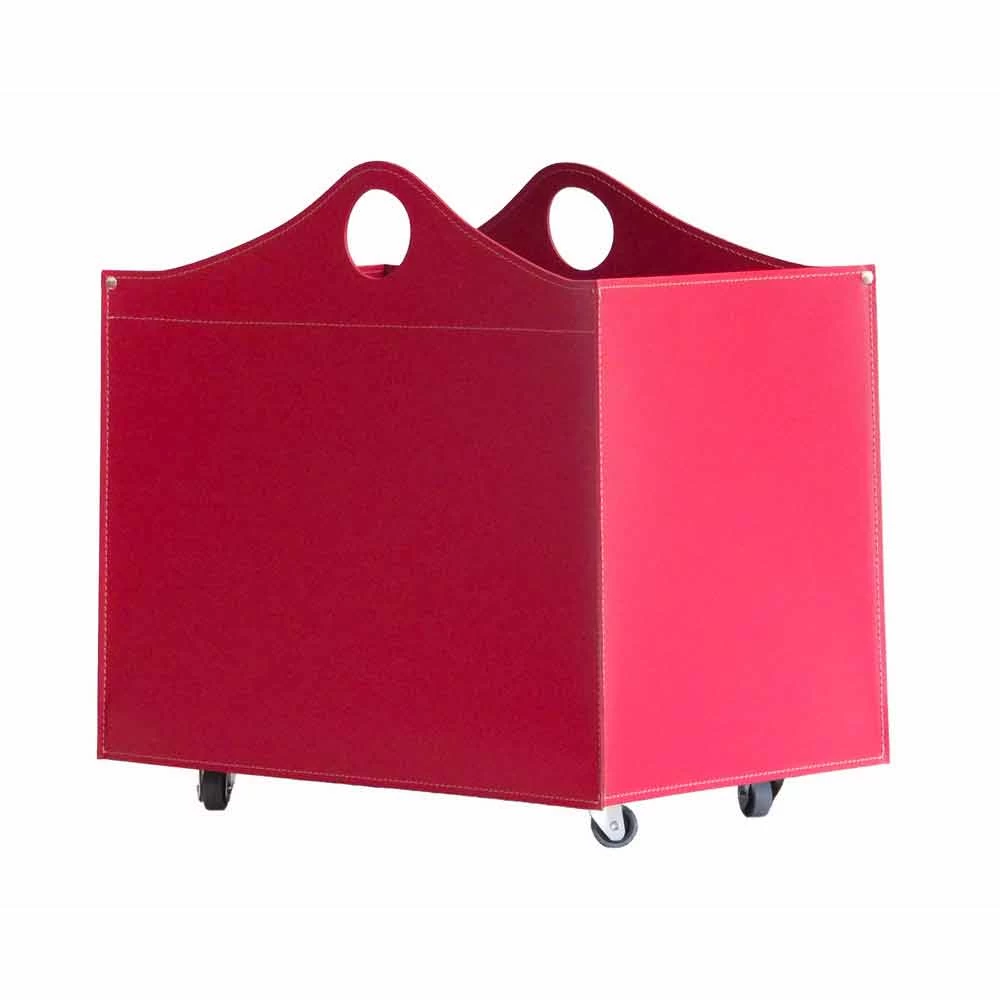Portalegna Cuir Reconstitué Avec Des Roues WoodBag Fabriquées En Italie 8 Portalegna Cuir Reconstitué Avec Des Roues WoodBag Fabriquées En Italie – Image 6
