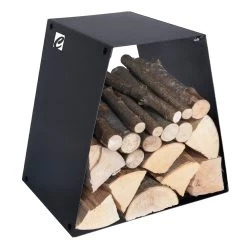 Porte-bûches De Sol Moderne En Acier Peint Made In Italy - Demetra