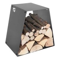 Porte-bûches De Sol Moderne En Acier Peint Made In Italy - Demetra -Décoration D'intérieur portalegna moderno da terra in acciaio verniciato made in italy demetra 7