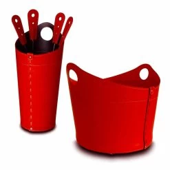 Porte-bois, Porte-fer Et Fers Pour Cuir Nicad, Fabriqué En Italie -Décoration D'intérieur portalegna portaferri e ferri per camino in cuoio nicad made in italy 16