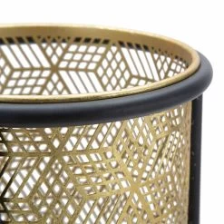 Support De Pot Rond En Fer Double Au Design Moderne - Addie 10 Support De Pot Rond En Fer Double Au Design Moderne - Addie -Décoration D'intérieur portavasi doppio rotondo in ferro di design moderno addie 2