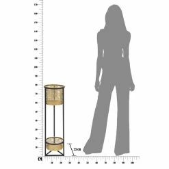 Support De Pot Rond En Fer Double Au Design Moderne - Addie 13 Support De Pot Rond En Fer Double Au Design Moderne - Addie -Décoration D'intérieur portavasi doppio rotondo in ferro di design moderno addie 5