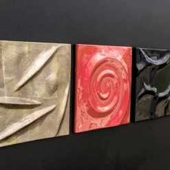 Tableau Moderne Design Fait à La Main Moma, Fabriqué En Italie -Décoration D'intérieur quadro astratto di design decorato a mano moma