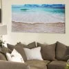 Tableau Moderne Paysage Beach Décoré à La Main Et Fait En Italie -Décoration D'intérieur quadro beach pintdecor
