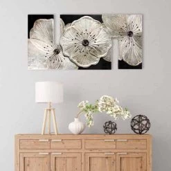 Tableau De Design Italien Fleurs Petunia Piccola Argento