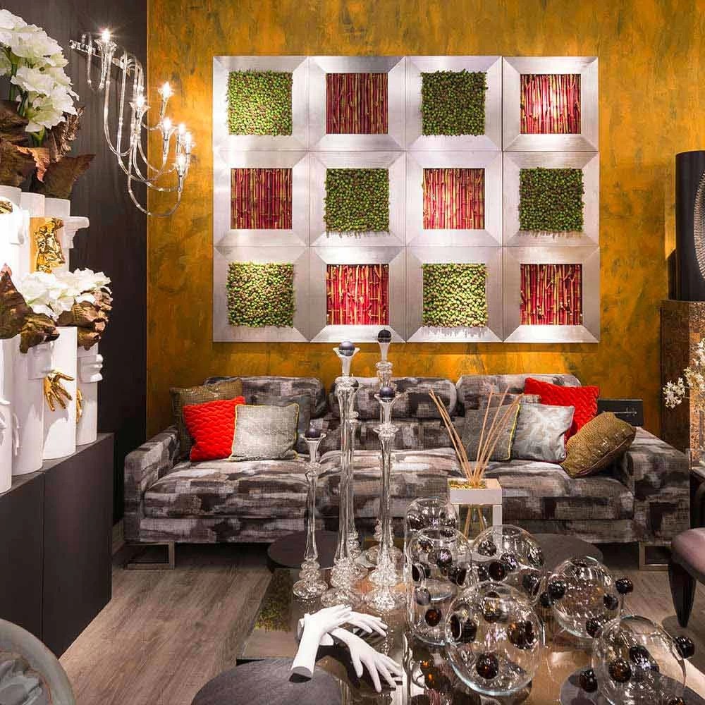 Tableau Mural Moderne En Métal Et Feuilles Artificielles Made In Italy - Gonio 5 Tableau Mural Moderne En Métal Et Feuilles Artificielles Made In Italy - Gonio – Image 3