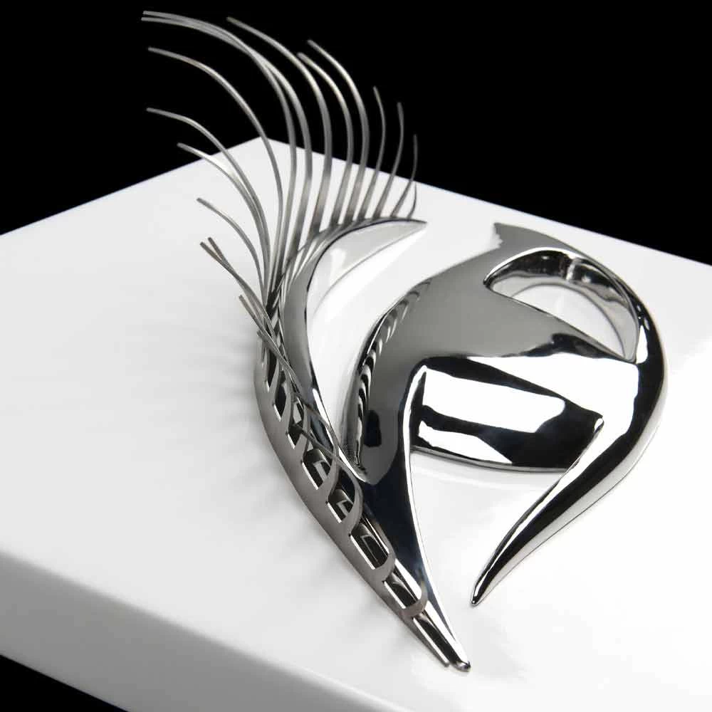 Cadre Artisanal Moderne En Bois, Acier Et Résine Fabriqué En Italie - Eye 6 Cadre Artisanal Moderne En Bois, Acier Et Résine Fabriqué En Italie - Eye – Image 4