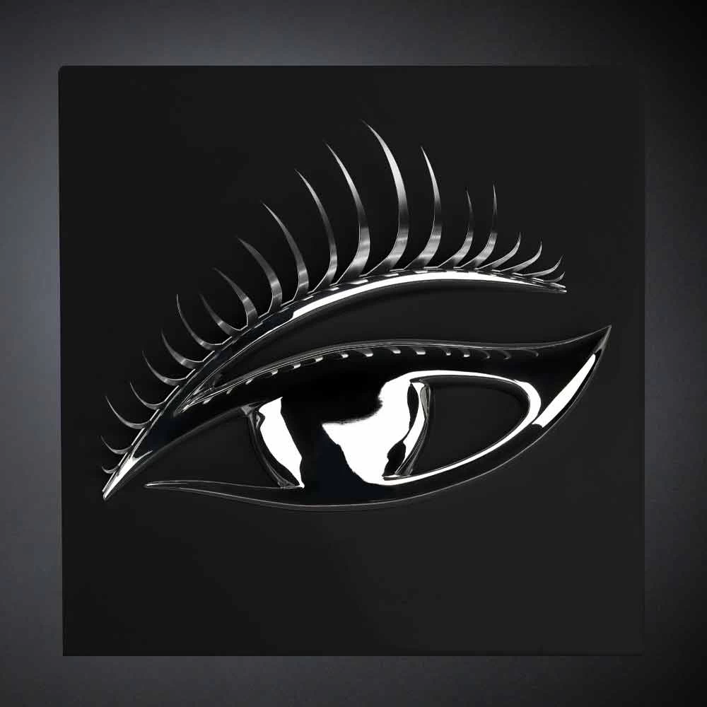 Cadre Artisanal Moderne En Bois, Acier Et Résine Fabriqué En Italie - Eye 7 Cadre Artisanal Moderne En Bois, Acier Et Résine Fabriqué En Italie - Eye – Image 5