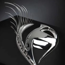 Cadre Artisanal Moderne En Bois, Acier Et Résine Fabriqué En Italie - Eye 13 Cadre Artisanal Moderne En Bois, Acier Et Résine Fabriqué En Italie - Eye -Décoration D'intérieur quadro moderno artigianale in legno acciaio e resina made in italy occhio 5