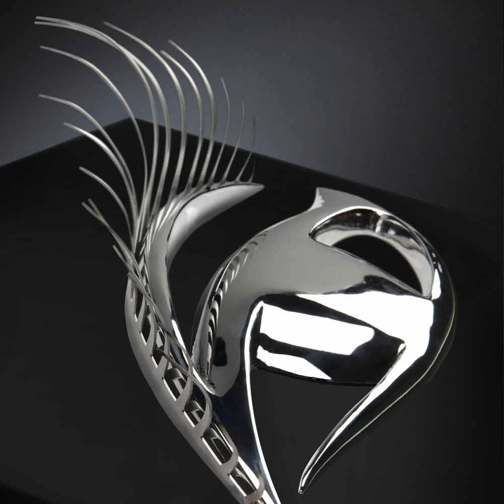 Cadre Artisanal Moderne En Bois, Acier Et Résine Fabriqué En Italie - Eye 8 Cadre Artisanal Moderne En Bois, Acier Et Résine Fabriqué En Italie - Eye – Image 6