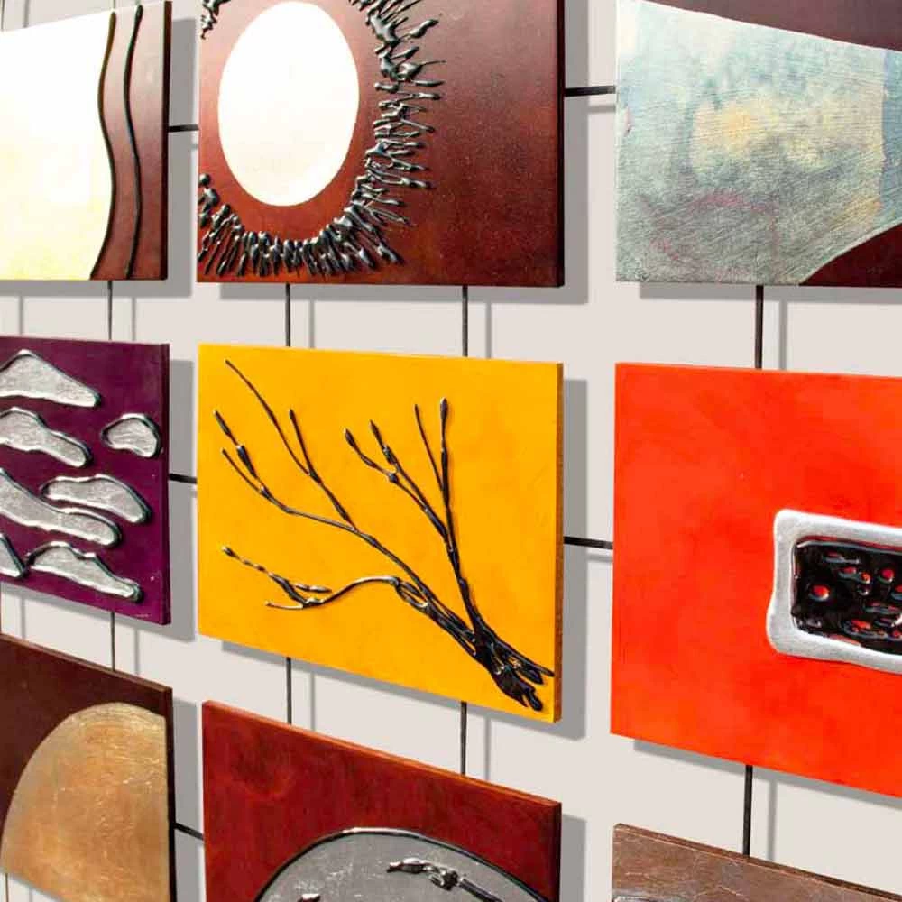 Tableau Moderne Avec Décoration En Relief Wise, Fait En Italie 3 Tableau Moderne Avec Décoration En Relief Wise, Fait En Italie – Image 2