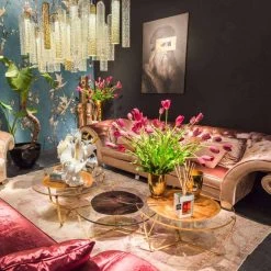 Tableau Mural En Toile Imprimée Avec Détail De Feuille D'or Fabriqué En Italie - Vinci -Décoration D'intérieur quadro parete in tela stampata con dettaglio in foglia oro made in italy vinci 3