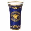Rosenthal Versace Medusa Blue Vase De Design Moderne En Porcelaine 34cm -Décoration D'intérieur rosenthal versace medusa blue vaso di moderno design porcellana 34cm