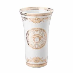 Rosenthal Versace Medusa Gala Vase Design En Porcelaine H 26cm