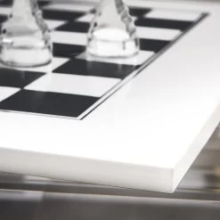 Échiquier Moderne En Plexiglas Noir Ou Blanc Fabriqué En Italie - Checkmate 12 Échiquier Moderne En Plexiglas Noir Ou Blanc Fabriqué En Italie - Checkmate -Décoration D'intérieur scacchiera in plexiglass bianca o nera moderna made in italy scaccomatto 2