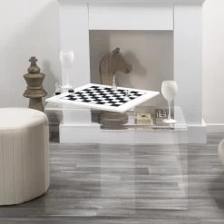 Échiquier Moderne En Plexiglas Noir Ou Blanc Fabriqué En Italie - Checkmate 13 Échiquier Moderne En Plexiglas Noir Ou Blanc Fabriqué En Italie - Checkmate -Décoration D'intérieur scacchiera in plexiglass bianca o nera moderna made in italy scaccomatto 3