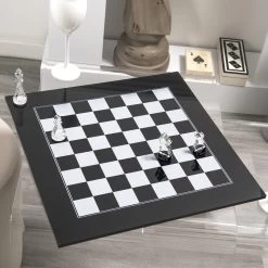 Échiquier Moderne En Plexiglas Noir Ou Blanc Fabriqué En Italie - Checkmate 15 Échiquier Moderne En Plexiglas Noir Ou Blanc Fabriqué En Italie - Checkmate -Décoration D'intérieur scacchiera in plexiglass bianca o nera moderna made in italy scaccomatto 5
