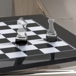 Échiquier Moderne En Plexiglas Noir Ou Blanc Fabriqué En Italie - Checkmate 16 Échiquier Moderne En Plexiglas Noir Ou Blanc Fabriqué En Italie - Checkmate -Décoration D'intérieur scacchiera in plexiglass bianca o nera moderna made in italy scaccomatto 6