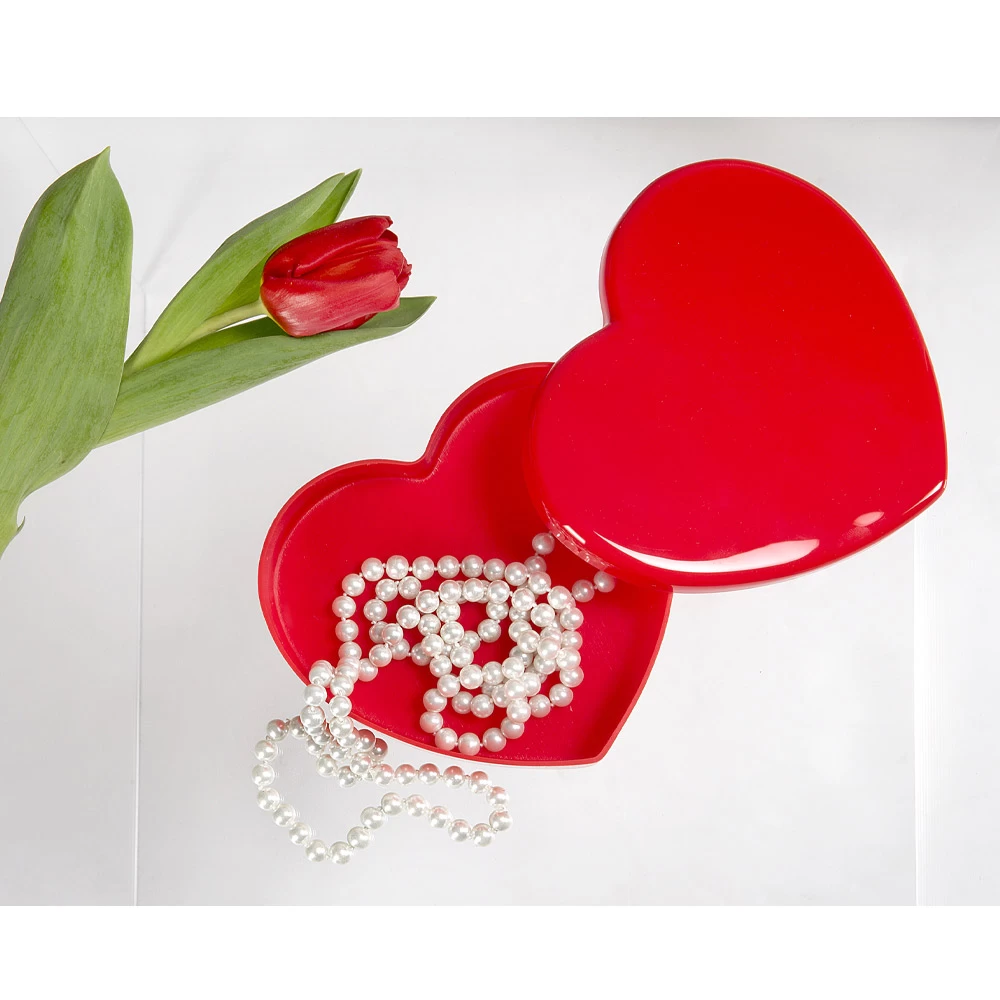 Boîte De Rangement En Plexiglas En Forme De Cœur Fabriquée En Italie - Heartbox 8 Boîte De Rangement En Plexiglas En Forme De Cœur Fabriquée En Italie - Heartbox – Image 6