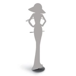 Valet Femme En Cristal Acrylique Coloré Pour Chambre - Gnora -Décoration D'intérieur servomuto design donna in cristallo acrilico colorato da camera gnora 6