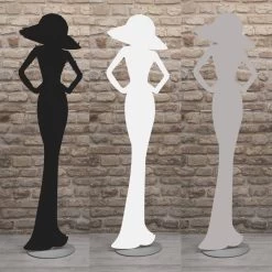 Valet Femme En Cristal Acrylique Coloré Pour Chambre - Gnora -Décoration D'intérieur servomuto design donna in cristallo acrilico colorato da camera gnora 7