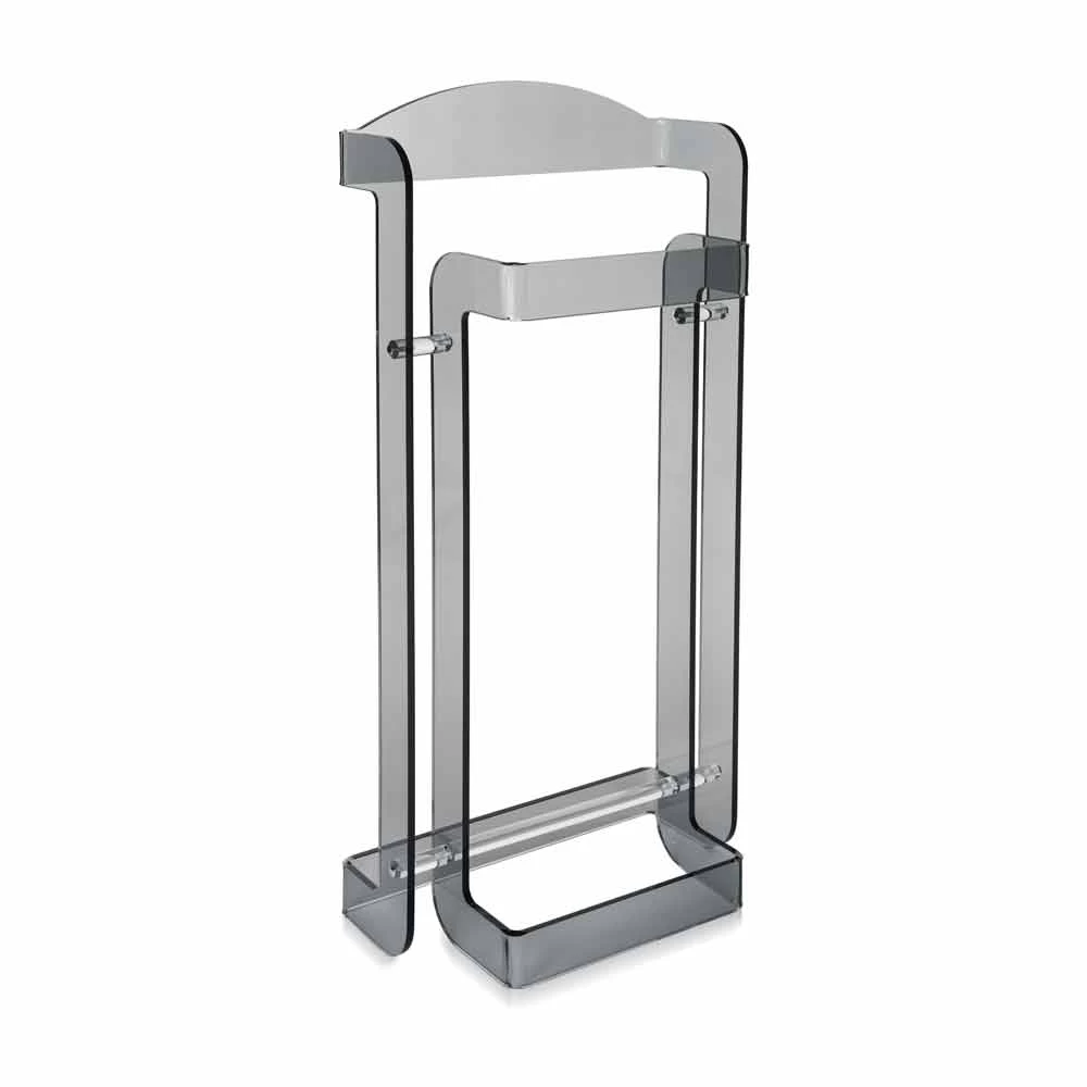 Valet De Nuit De Design En Plexiglas Fumé Mose, Fait En Italie 5 Valet De Nuit De Design En Plexiglas Fumé Mose, Fait En Italie – Image 3