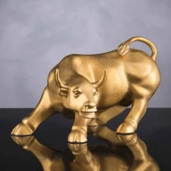 Ornement En Céramique Fait Main En Forme De Taureau Fabriqué En Italie - Bulino -Décoration D'intérieur soprammobile a forma di toro in ceramica lavorata a mano made in italy bulino 5