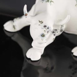 Ornement En Céramique Fait Main En Forme De Taureau Fabriqué En Italie - Bulino -Décoration D'intérieur soprammobile a forma di toro in ceramica lavorata a mano made in italy bulino 8