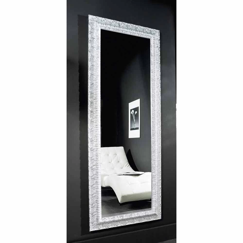 Miroir Mural Or / Argent Moderne En Bois Produit En Italie Teodoro 4 Miroir Mural Or / Argent Moderne En Bois Produit En Italie Teodoro – Image 2