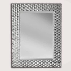Miroir Mural En Bois Doré Ou Argent Fabriqué En Italie Giuseppe
