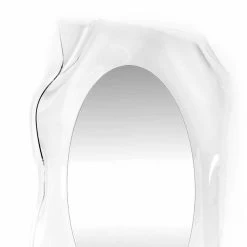 Miroir De Design Moderne Transparent Diva, Fait En Italie -Décoration D'intérieur specchiera a muro trasparente design moderno diva made in italy 3