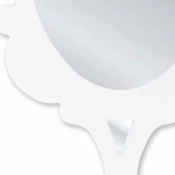 Miroir Blanc Avec Cadre Décoré Neve, Fait En Italie 7 Miroir Blanc Avec Cadre Décoré Neve, Fait En Italie -Décoration D'intérieur specchiera da parete bianca con cornice decorata neve made in italia 2