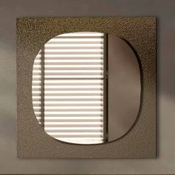 Miroir Mural Avec Cadre En Verre Forgé Fabriqué En Italie - Maverick -Décoration D'intérieur specchiera da parete con cornice in vetro forgiato made in italy maverick 2