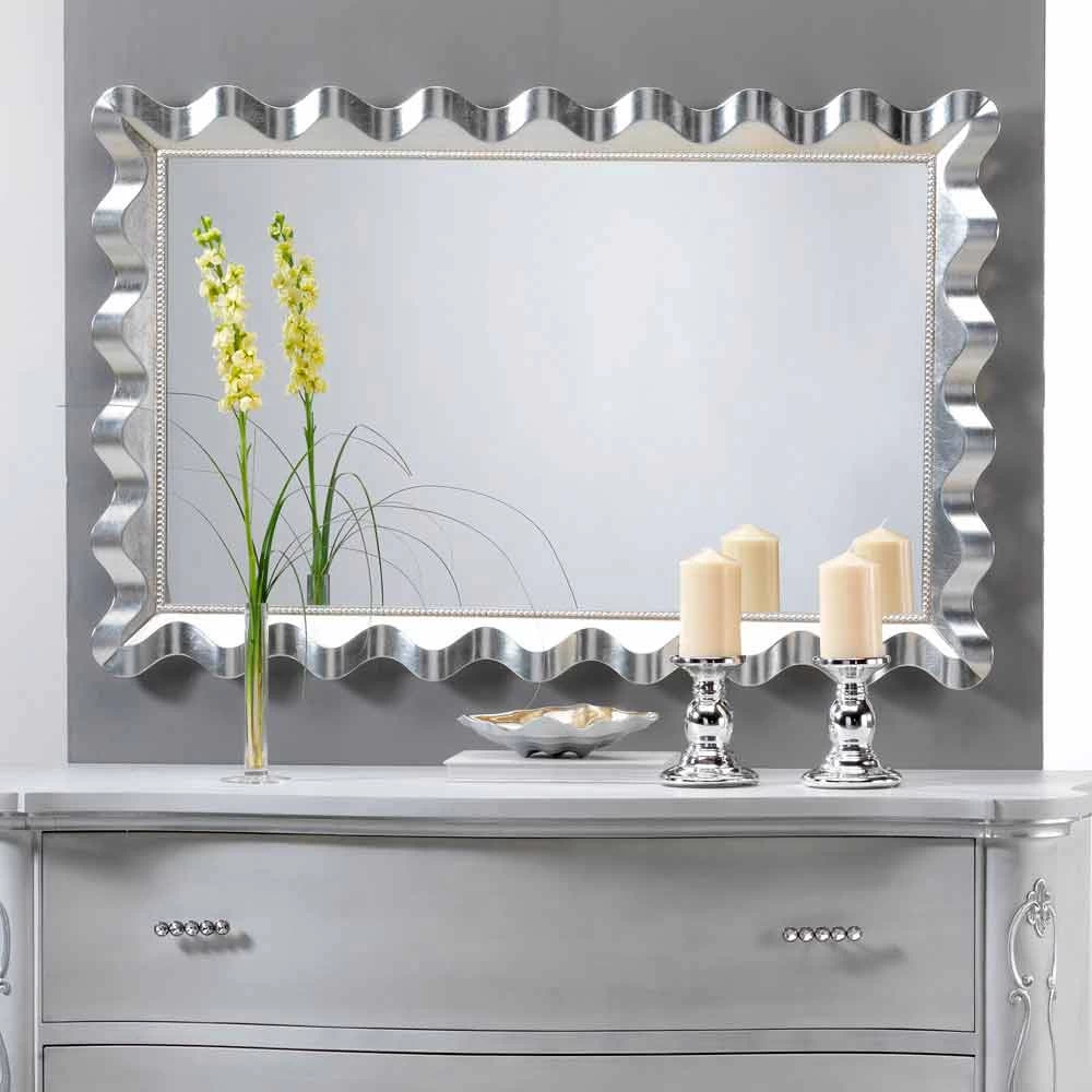 Miroir Murale Design Moderne Décoré Avec Perle Lane 3 Miroir Murale Design Moderne Décoré Avec Perle Lane