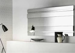 Miroir Mural Design Moderne En Verre Et Métal Fabriqué En Italie - Pallino -Décoration D'intérieur specchiera da parete di design moderno in vetro e metallo made in italy pallino 7