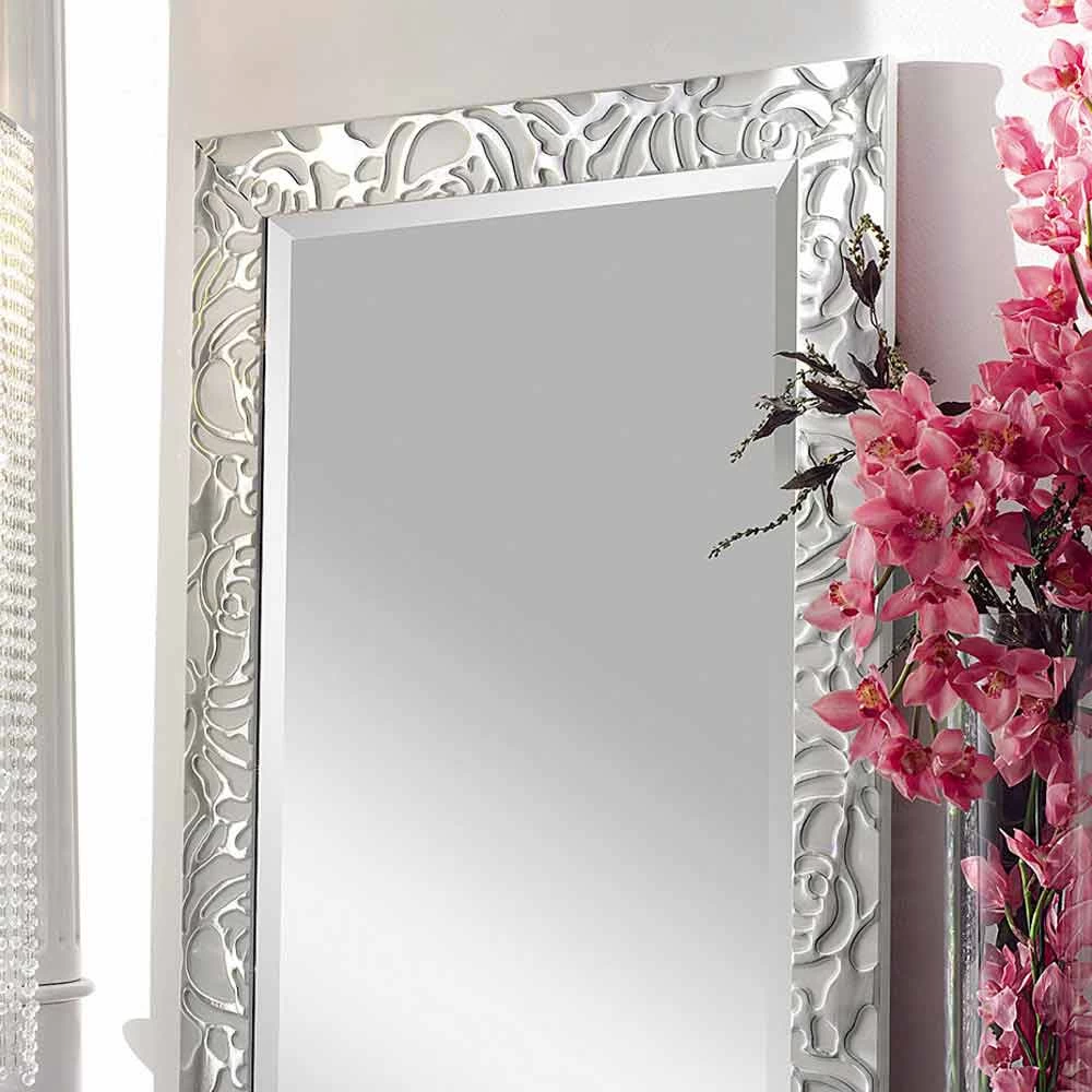 Miroir Mural De Design Moderne En Bois Fabriqué En Italie Augusto 4 Miroir Mural De Design Moderne En Bois Fabriqué En Italie Augusto – Image 2