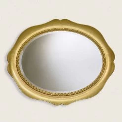 Miroir Mural En Bois Ayous Fait Main En Italie Franco