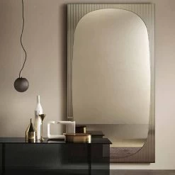 Miroir Mural Moderne Avec Miroir En Bronze Fabriqué En Italie - Bandolero