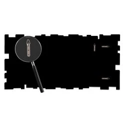 Miroir Mural Rectangulaire Avec Cadre En Verre Façonné - Norbo 16 Miroir Mural Rectangulaire Avec Cadre En Verre Façonné - Norbo -Décoration D'intérieur specchiera da parete rettangolare con cornice sagomata in vetro norbo 2