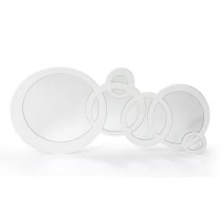 Miroir Mural Décoratif En Verre Avec Structure De Cercles - Nembo