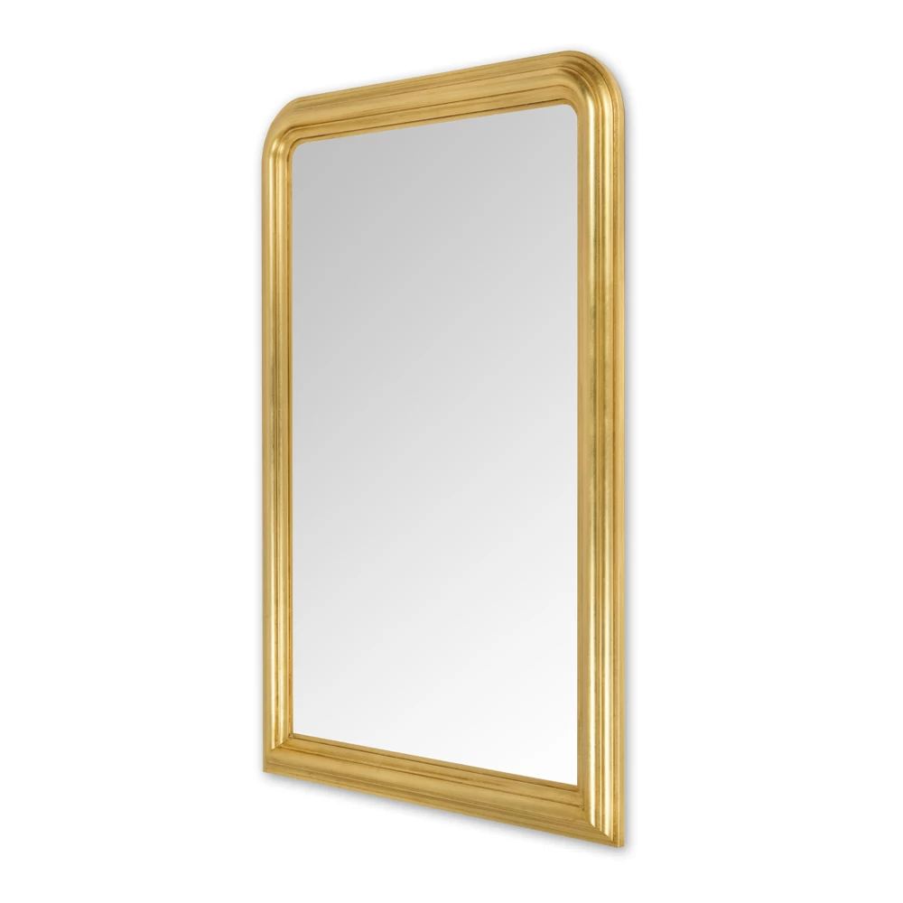 Miroir En Bois Décoré à La Main En Feuille D'or Fabriqué En Italie - Navona 6 Miroir En Bois Décoré à La Main En Feuille D'or Fabriqué En Italie - Navona – Image 4