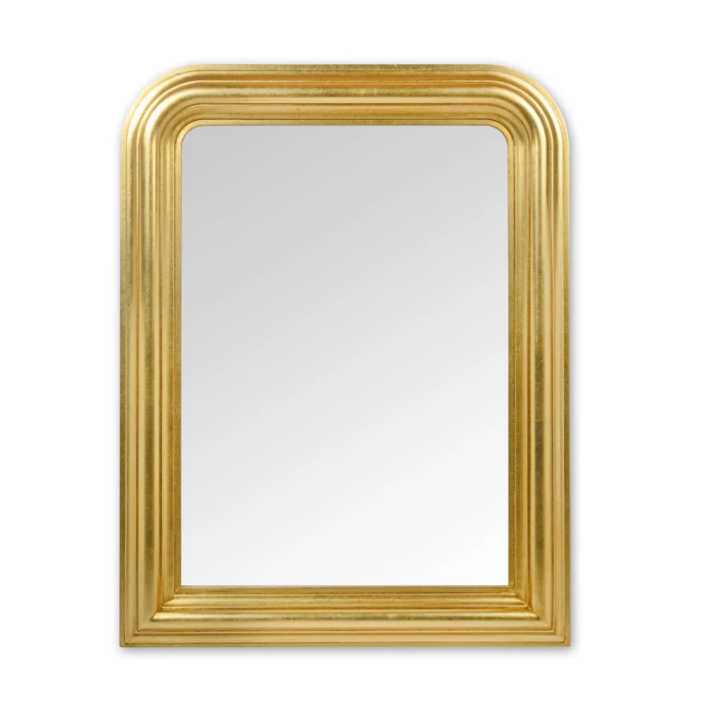 Miroir En Bois Décoré à La Main En Feuille D'or Fabriqué En Italie - Navona 5 Miroir En Bois Décoré à La Main En Feuille D'or Fabriqué En Italie - Navona – Image 3