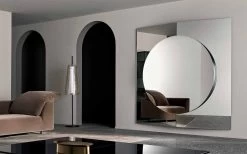 Miroir Mural Design Moderne Composé De 3 Panneaux Fabriqués En Italie - Bristol -Décoration D'intérieur specchiera muro di design moderno composta da 3 pannelli made in italy bristol 1