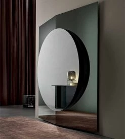 Miroir Mural Design Moderne Composé De 3 Panneaux Fabriqués En Italie - Bristol -Décoration D'intérieur specchiera muro di design moderno composta da 3 pannelli made in italy bristol 5