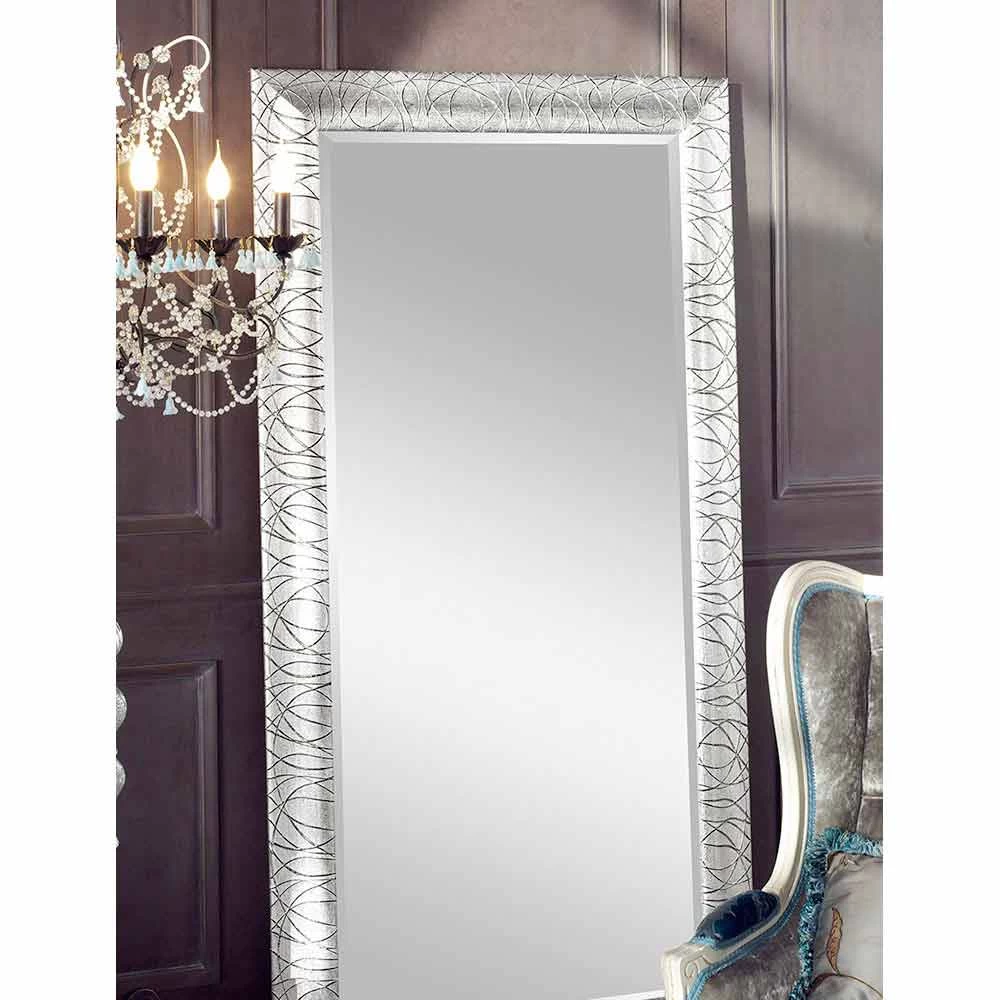 Miroir Mural Rectangulaire En Bois De Sapin En Italie Achille 4 Miroir Mural Rectangulaire En Bois De Sapin En Italie Achille – Image 2